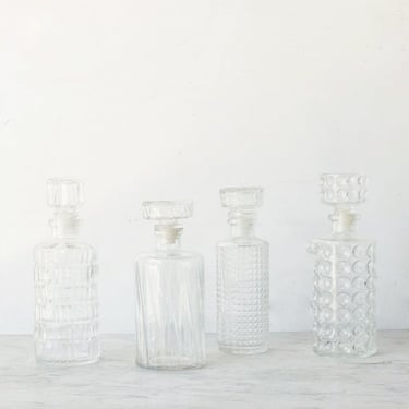 Pressed Glass Decanter