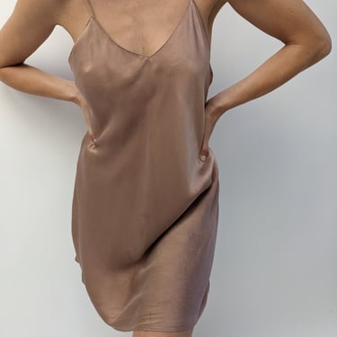 90s Victoria's Secret Mauve Silk Slip Dress