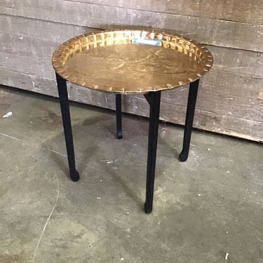 Brass Side Table (Tacoma)