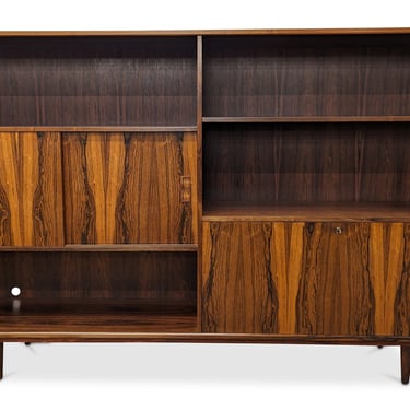Long Westergaard Rosewood Bookcase - 022482