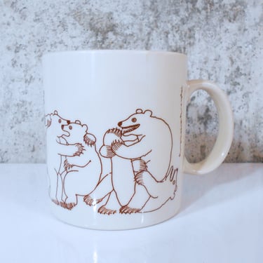 Vintage Taylor & Ng Naughty Bears Animates Mug - Bear Orgy Mug 