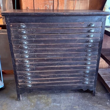 Teak Chest w/15 Drawers