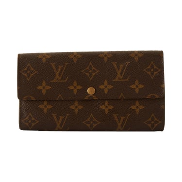 Louis Vuitton Brown Monogram Long Wallet