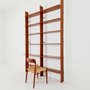 German vintage bookshelf teak, 1960s 