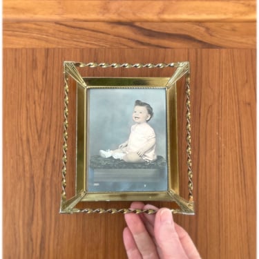 choice vintage brass or silver photo frames 3 x 5 family portraits 