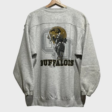 Vintage Colorado Buffaloes Football Sweatshirt L