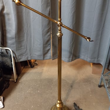 Brass Floor Lamp, 50 inches tall