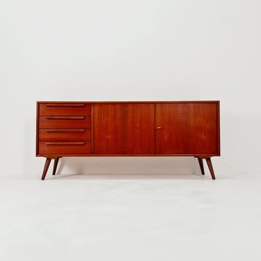 Mid century Modern German teak sideboard by WK Möbel, 1960s 