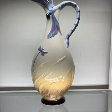 Dragonfly Pitcher Vase Smithsonian 