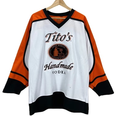 Tito’s Vodka Embroidered Hockey Jersey Fits Large