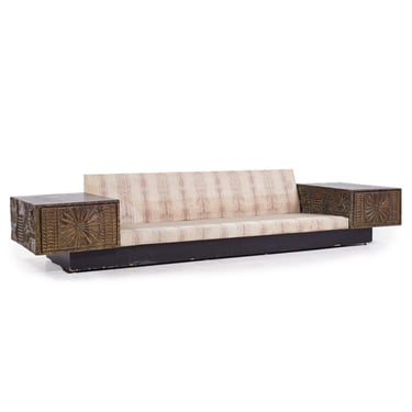 Adrian Pearsall for Craft Associates Mid Century Brutalist Sofa - mcm 