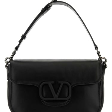 Valentino Garavani Men Black Leather Locã² Handbag