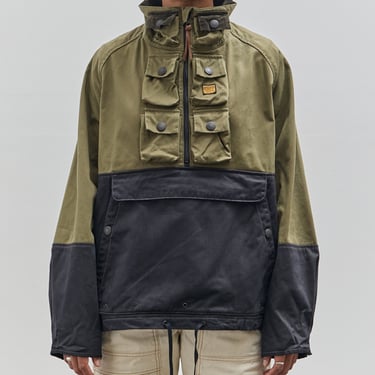 Kapital Chino 2Tone Nickel 6 Anorak, Khaki Black