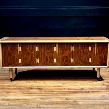 Restored Lane Acclaim Walnut Cedar Chest - Mid Century Modern Danish Furniture 