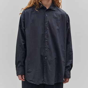 Yoko Sakamoto Big Dress Shirt, Indigo Sumi Ink