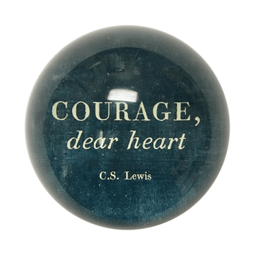 Courage Paperweight