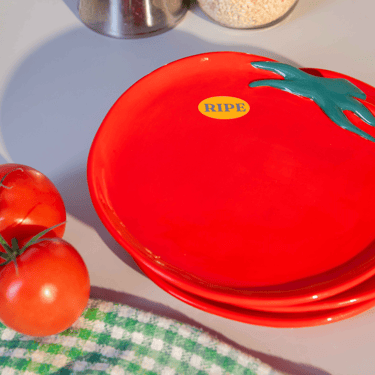 Ceramic Tomato Plate