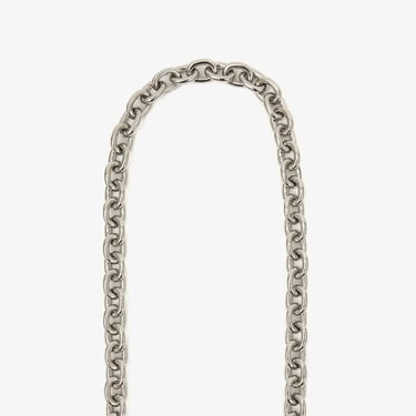 Shoulder Strap Mini Link Chain - Silver