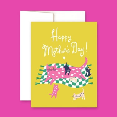 Kitty Mama Mother's Day Greeting Card