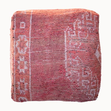 Handwoven Moroccan Rug Pouf