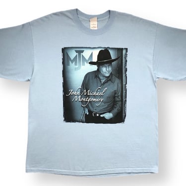 Vintage 2004 John Michael Montgomery “Letters From Home” Country Music Album Promo Graphic T-Shirt Size XL 