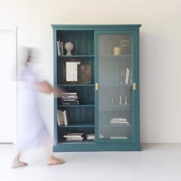 Reclaimed Wood Sliding Door Cabinet | Floor Sample
