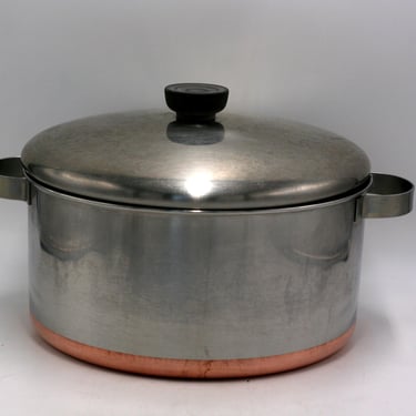 vintage Revere Ware 4 Quart Stock Pot 