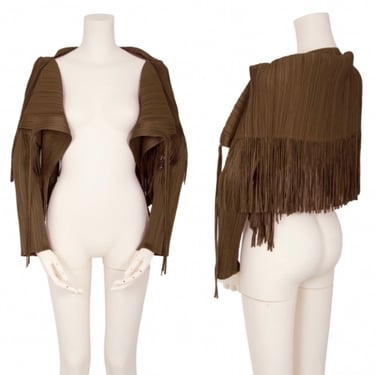 Issey Miyake Pleats Please Fringe jacket