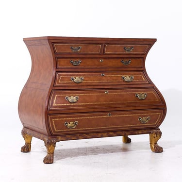 Baker Stately Homes Style Inlaid Bombay Chest Dresser 