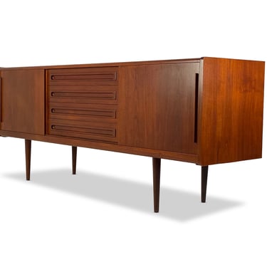 Danish Teak Credenza by Johannes Andersen for Silkeborg, Circa 1960s - *Please read our notes on shipping before you buy. 