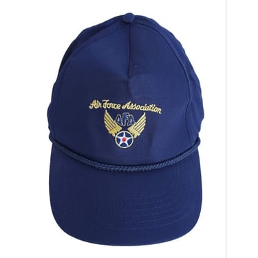 New Old Stock - AFA Air Force Association Baseball Hat Cap Adult Snapback Blue 