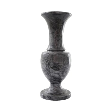 Gray Marble Vase, 1980s 