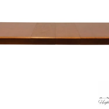 BASSETT FURNITURE Cherry Contemporary Mission Style 84" Dining Table 