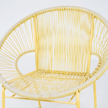 Yellow Cord Garden Chair 