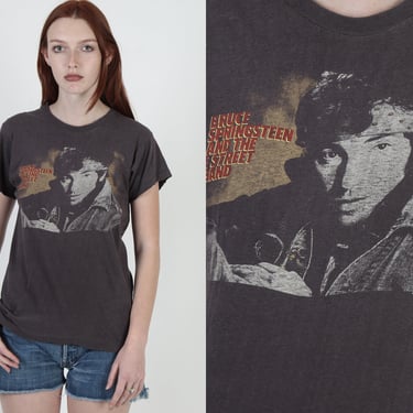 1984 Bruce Springsteen T Shirt / Born In The USA T Shirt / Soft Thin 50 50 Shirt / 1985 E Street Band Concert Rock Unisex T Shirt 