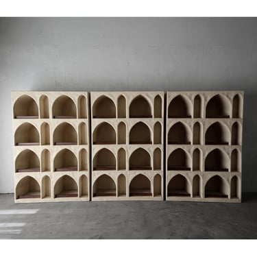 Set of 3 Mediterranean Spanish Style Bookshelves 