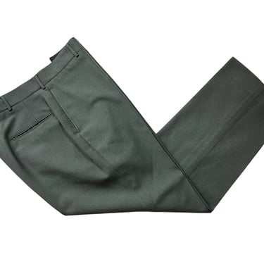 Vintage 1960s US ARMY Wool Serge Pants ~ 35 Waist ~ Uniform ~ 60s Military Trousers ~ Vietnam War 