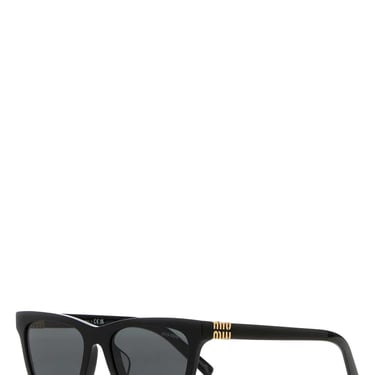 Miu Miu Women Black Acetate Miu Miu Runway Sunglasses