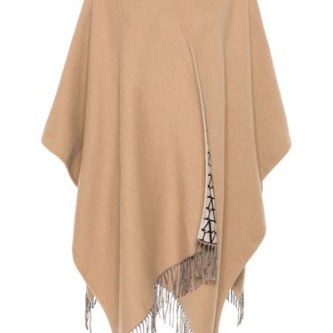 Valentino Women Toile Iconograhe Wool And Silk Blend Poncho