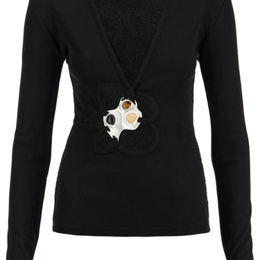 Christopher Esber Long-Sleeved Trio Stone Top Women