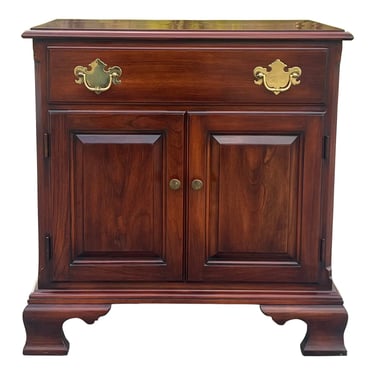 Statton Centennial Solid Cherry One Drawer Bedside Chest Nightstand 