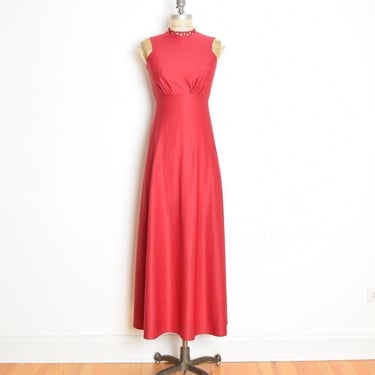 70s disco prom dress Vintage 1970s 70s Grecian Goddess Disco Prom Queen Dress Maxi S