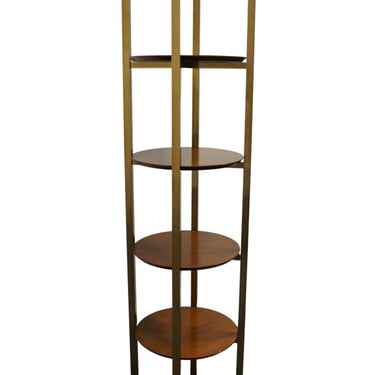 BAKER FURNITURE Contemporary Modern / Hollywood Regency Style 18" Display Accent Shelving / Etagere 9395 