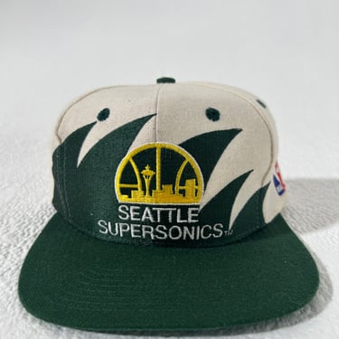 Seattle Supersonics Shark Tooth Logo Athletics SnapBack