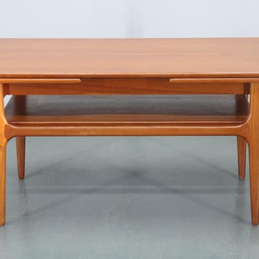 1960s Danish Teak Extendable Coffee Table, Denmark 