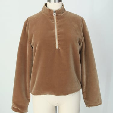 J.W. Anderson Velour Zip Pullover