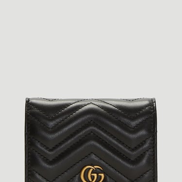 Gucci Women Gg Marmont Card Case Wallet