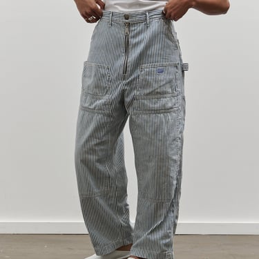 Kapital Unisex 10oz Zipper Wide Lumber Pants, Hickoree