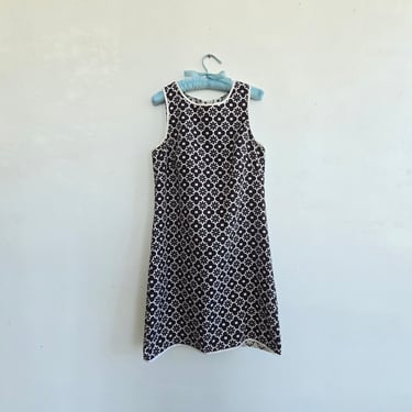 90s Mod Graphic Print Dress