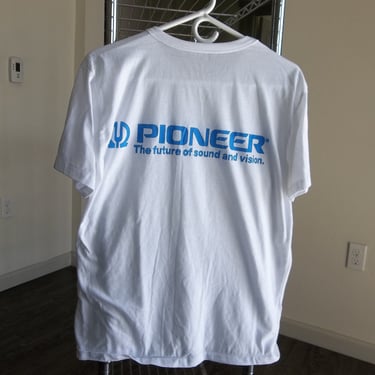 Vintage Pioneer Sound System T-Shirt 1990s 2000s Small Cool Fun Retro Tee 